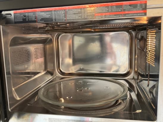 Microwave Into Sparkling Clean — after cleaning