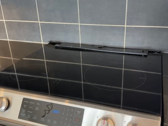 Stovetop Sparkle — after cleaning